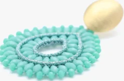 LOTT. GIOIELLI e sieraad si drop crystal double blauw Hot