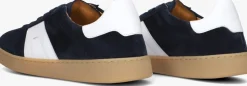 MAGNANNI e lage sneakers 25851 sue blauw Outlet