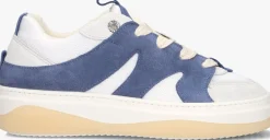 Mason Garments e lage sneakers venice tricolore blauw Sale