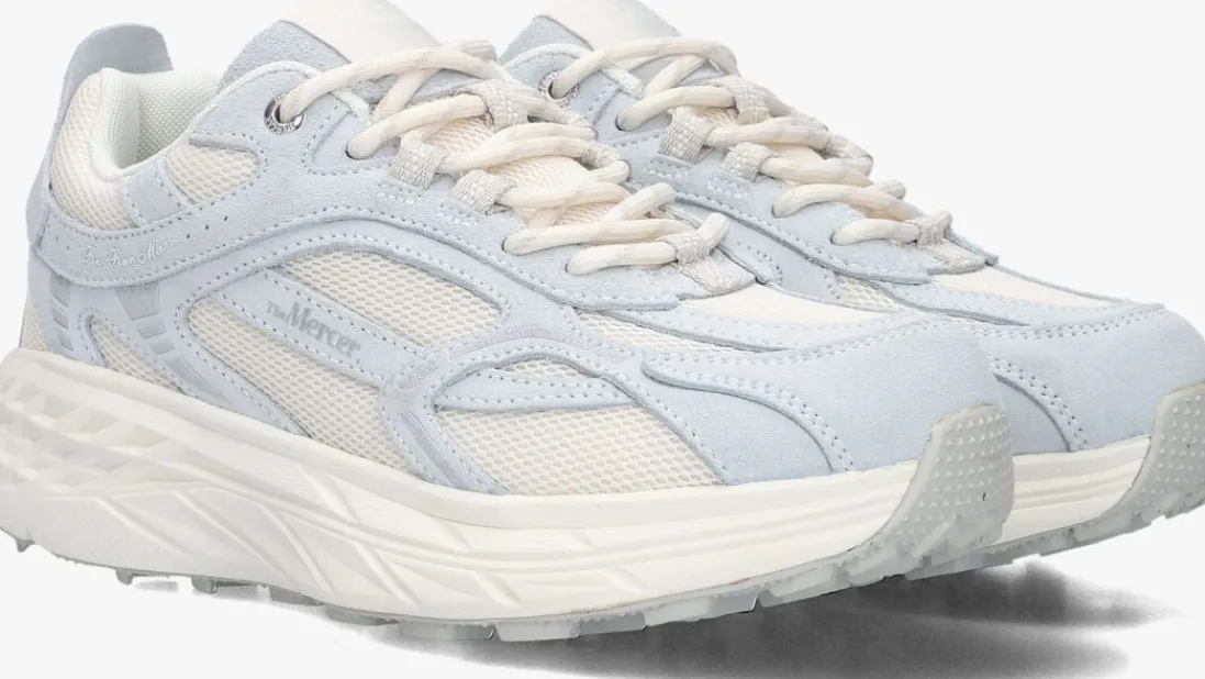 MERCER AMSTERDAM e lage sneakers the re-run max suede blauw Discount