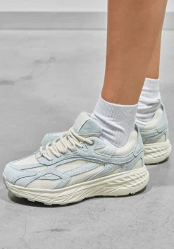 MERCER AMSTERDAM e lage sneakers the re-run max suede blauw Discount