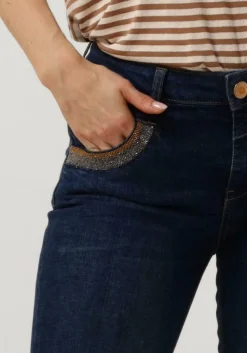 MOS MOSH e slim fit jeans naomi shade blue jeans blauw Sale