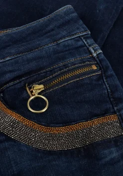 MOS MOSH e slim fit jeans naomi shade blue jeans blauw Sale