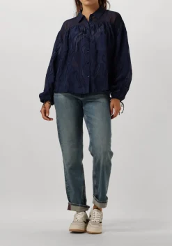 MOS MOSH e straight leg jeans rachel galleon jeans blauw Hot