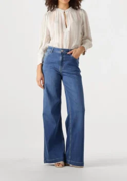 MOS MOSH e wide jeans dara deluxe jeans blauw Sale