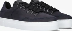 NUBIKK e lage sneakers jagger roman blauw