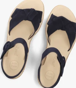 PAUL GREEN e platte sandalen 6105 blauw Best