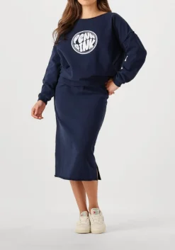 PENN & INK e midirok skirt blauw New