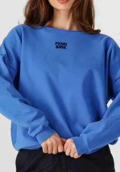 PENN & INK e trui sweater w25f1703 blauw Sale