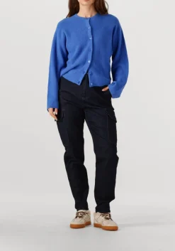 PENN & INK e vest cardigan w25b345 blauw Clearance