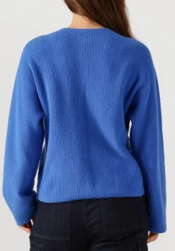 PENN & INK e vest cardigan w25b345 blauw Clearance