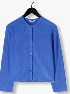 PENN & INK e vest cardigan w25b345 blauw Clearance
