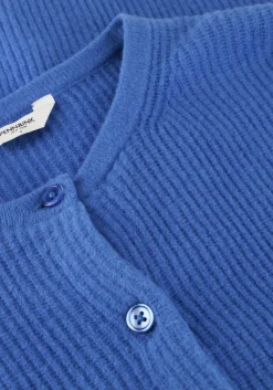 PENN & INK e vest cardigan w25b345 blauw Clearance