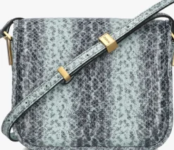 PINKO e schoudertas love box bag fl mini pelle blauw Online