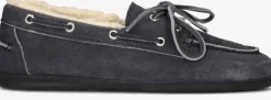 POSA e mocassins boat loafer veg-shearling blauw Online