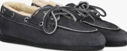 POSA e mocassins boat loafer veg-shearling blauw Online