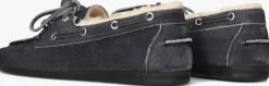 POSA e mocassins boat loafer veg-shearling blauw Online