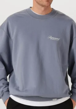 REPRESENT e sweater owners club script sweater blauw Clearance