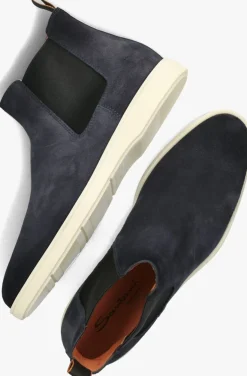 SANTONI e boots detroit 18588 blauw Sale