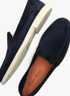 SANTONI e instappers 18829 malibu blauw
