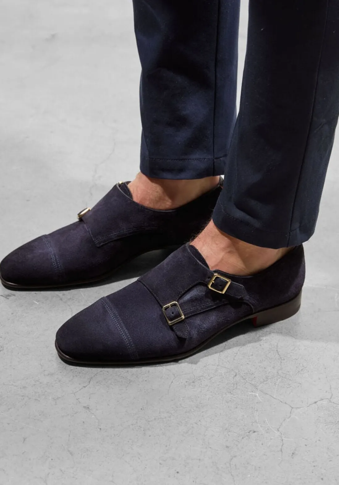 SANTONI e instappers axel blauw Best