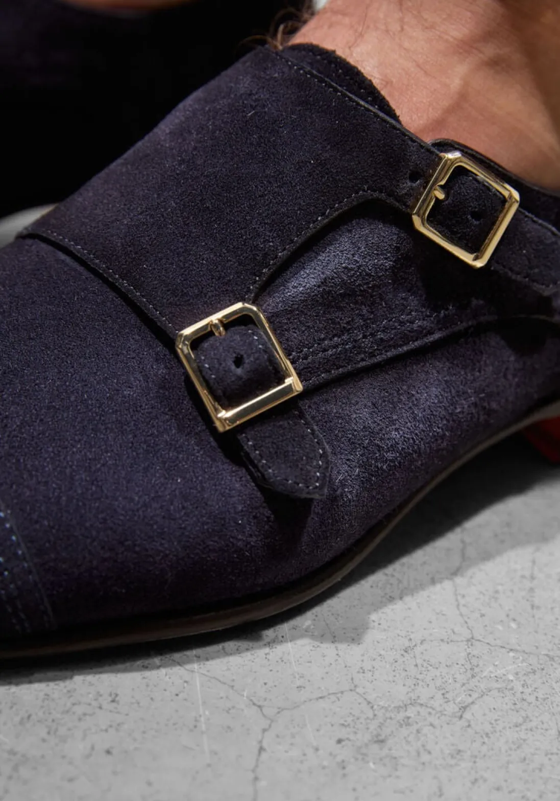 SANTONI e instappers axel blauw Best