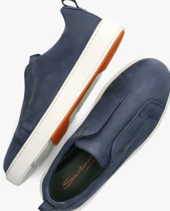 SANTONI e lage sneakers 21995 clean icon blauw Discount