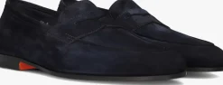 SANTONI e loafers 18837 carlo blauw Best