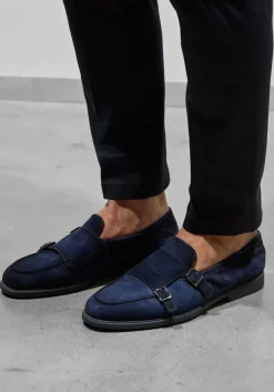 SANTONI e loafers pura blauw Sale