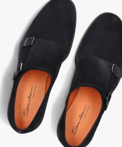 SANTONI e nette schoenen sue 2gespschoen blauw Hot