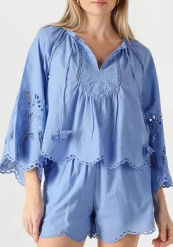 SCARLETT POPPIES e blouses ashu top blauw Discount