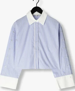 SECOND FEMALE e blouses alanis combi shirt blauw Online