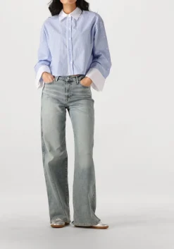 SECOND FEMALE e blouses alanis combi shirt blauw Online