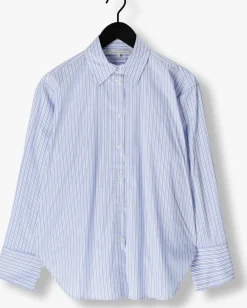 SECOND FEMALE e blouses tenby ajustable shirt blauw Sale