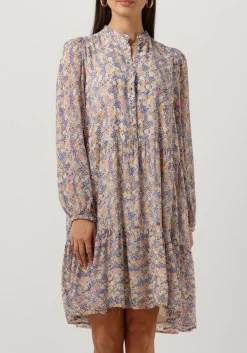 SECOND FEMALE e mini jurk poppi dress blauw Online