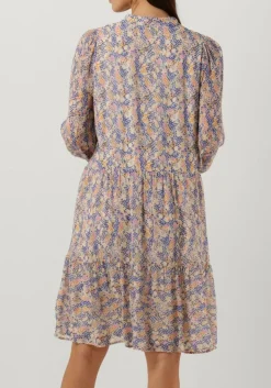 SECOND FEMALE e mini jurk poppi dress blauw Online