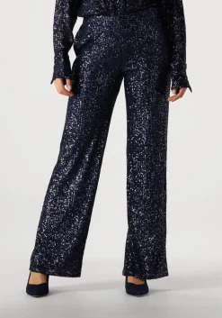 SECOND FEMALE e wijde broek moonshine trousers blauw Hot