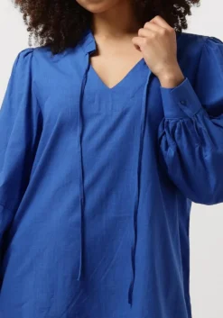 SPOOQ THE LABEL e mini jurk verah dress blauw Sale