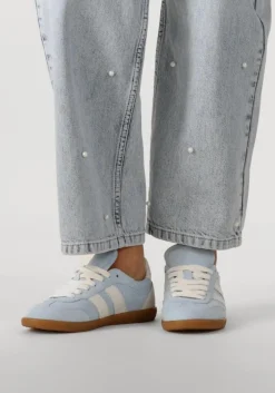 STEFANO LAURAN e lage sneakers 1white101 blauw Outlet