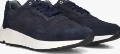 STEFANO LAURAN e lage sneakers star 007 blauw Clearance