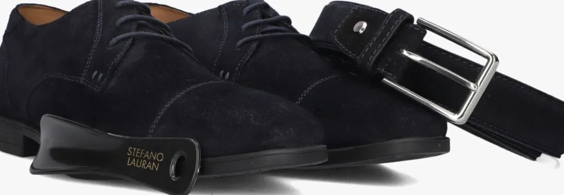 STEFANO LAURAN e nette schoenen veter blauw Clearance