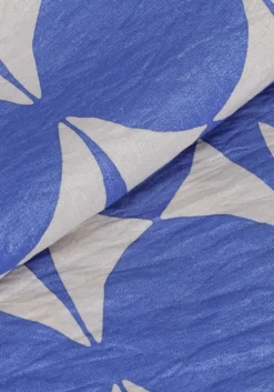 SUMMUM e blouses blouse two tone print blauw Clearance