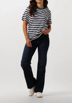 SUMMUM e flared jeans flared jeans boom stretch denim blauw New