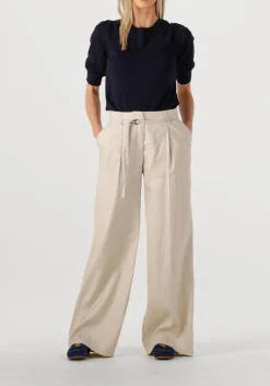 SUMMUM e top short sleeve sweater blauw Outlet