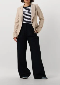 SUMMUM e t-shirt short sleeve top classic cotton tee blauw