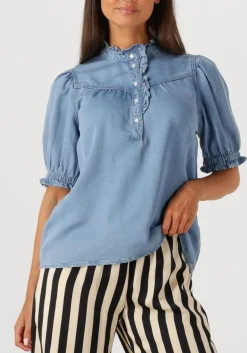 SUNCOO e blouses louise blauw Sale