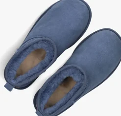UGG e vachtlaarzen w classic ultra mini blauw Discount