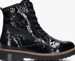 WALDLAUFER e enkellaarsjes 683801 lak print blauw Online