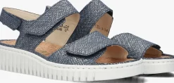 WALDLAUFER e platte sandalen h-willow blauw Hot