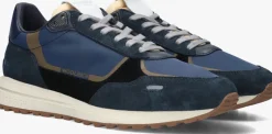 WOOLRICH e lage sneakers retro sneaker man camoscio blauw Sale